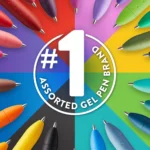Gel Pens Assorted Colors Medium Point (8)