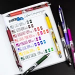 Gel pen refill black ink smooth writing (21)