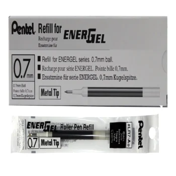 Gel pen refill black ink smooth writing