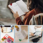 Leather heart corner bookmarks (7)