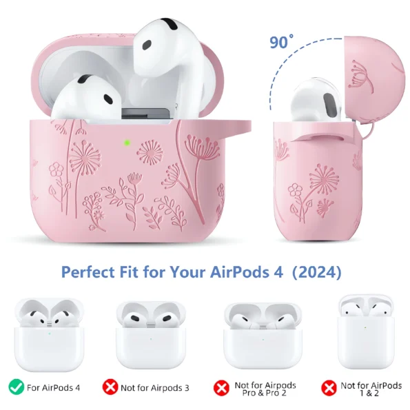 045-AirPods 4 Case Cover with Cleaner Kit-