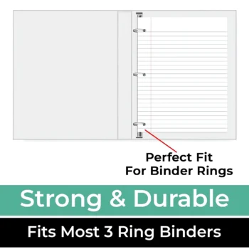 Loose Leaf Wide Ruled Binder Paper