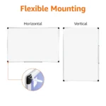 Magnetic Dry Erase Whiteboard with Aluminum Frame (8)