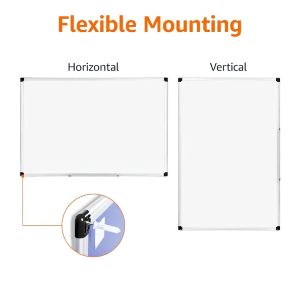 Magnetic Dry Erase Whiteboard with Aluminum Frame