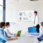 Magnetic Dry Erase Whiteboard with Aluminum Frame (8)