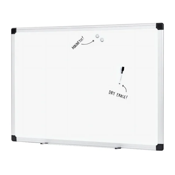 Magnetic Dry Erase Whiteboard with Aluminum Frame