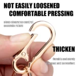 Metal keychain ring clip holder for keys (11)