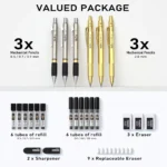Metal mechanical pencil set for sketching drawing (6)