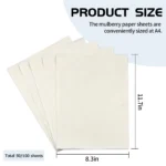 Mulberry paper sheets for crafts (6)