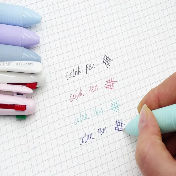 Multicolor Ballpoint Pen for Journaling and Planning