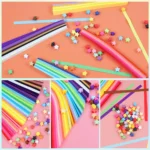 Origami star paper strips for crafts (1)