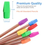 Pencil top erasers for school (6)
