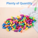 Pencil top erasers for school (6)