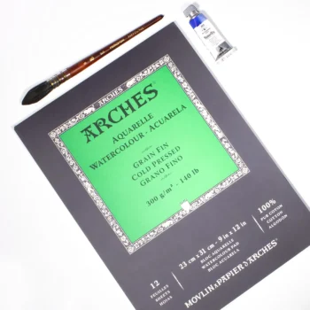 Professional cold press watercolor paper pad