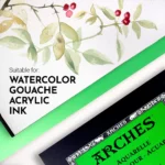 Professional cold press watercolor paper pad (1)