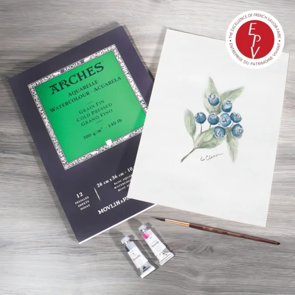 Professional cold press watercolor paper pad