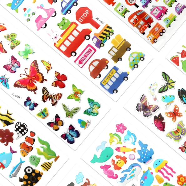 Puffy stickers for kids