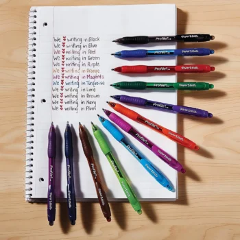 Retractable Bold Point Ballpoint Pens