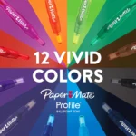 Retractable Bold Point Ballpoint Pens (9)
