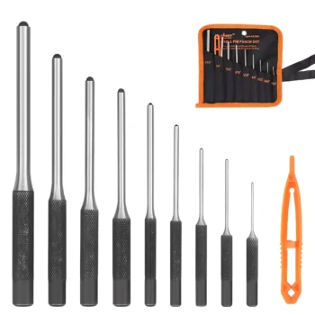 Roll pin punch set