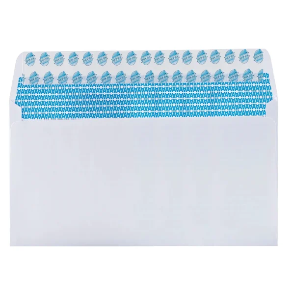 Security self seal envelopes no window
