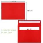 Self Seal A4 Envelopes for Invitations and Mailing (10)