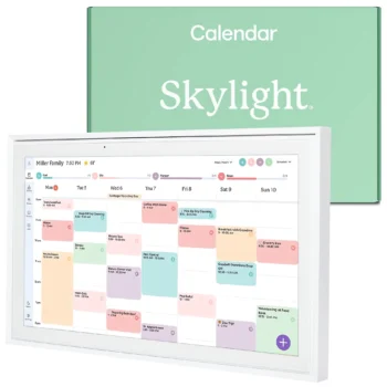 Smart wall calendar planner for family