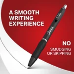 Smooth black gel pen for journaling and note-taking (5)