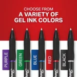 Smooth black gel pen for journaling and note-taking (5)