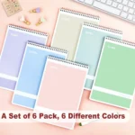 Spiral steno pads top bound notebooks (1)