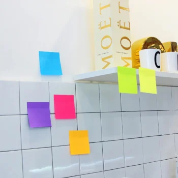 Sticky Notes Bright Colors Self Stick Pads