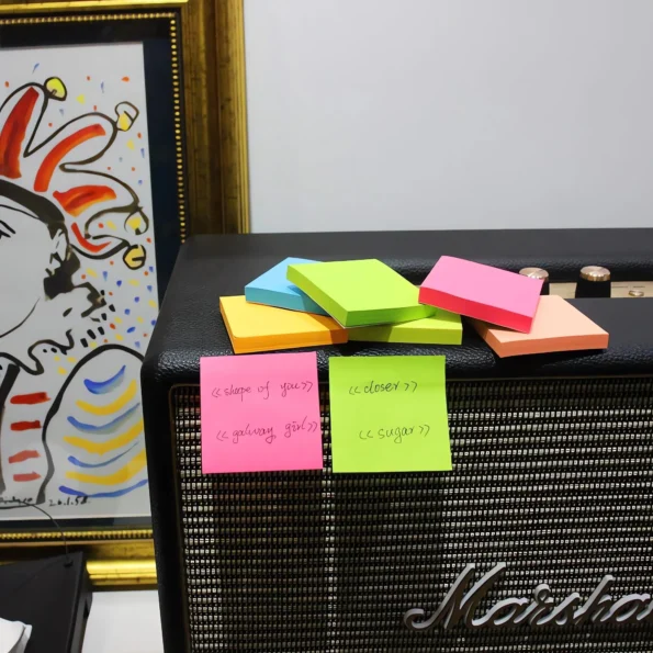 Sticky Notes Bright Colors Self Stick Pads