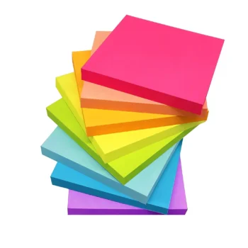 Sticky Notes Bright Colors Self Stick Pads