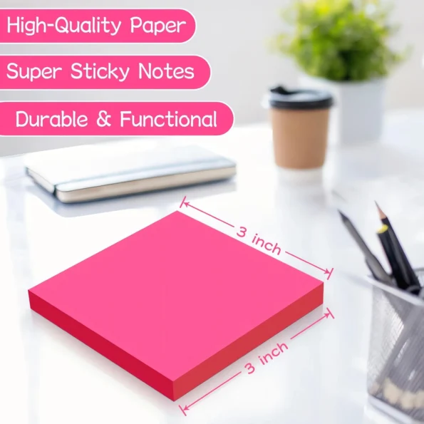 Sticky notes bright colors