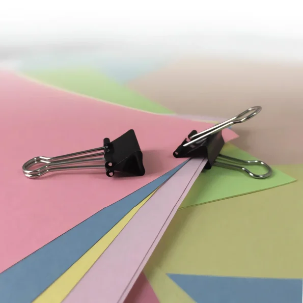 Sturdy binder clips for office and home use