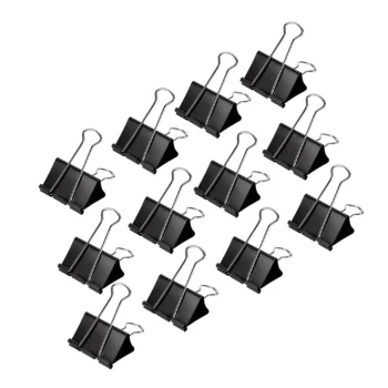Sturdy binder clips for office and home use