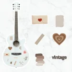 Vintage scrapbook stickers for journaling (1)