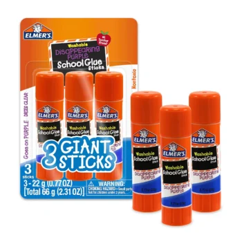Washable glue sticks for school projects