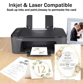 White cardstock printer paper for crafts