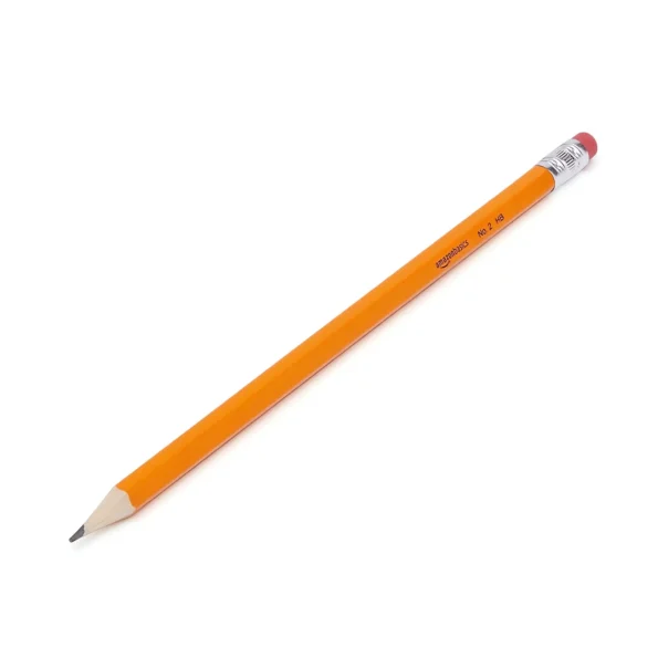 Woodcased pencils with erasers HB lead