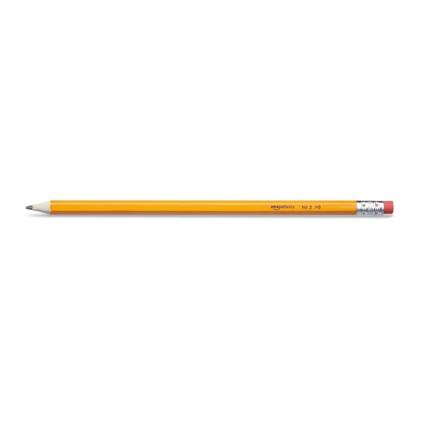 Woodcased pencils with erasers HB lead