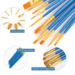 acrylic paint brush set for artists and beginners (7)