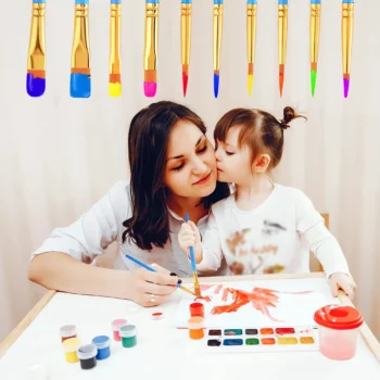 acrylic paint brush set for artists and beginners