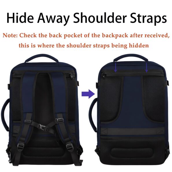 carry on travel backpack-size-color