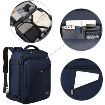 carry on travel backpack-size-color