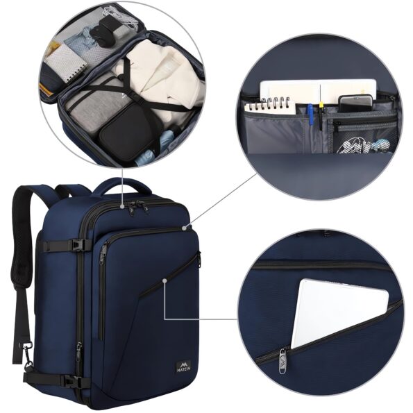 carry on travel backpack-size-color