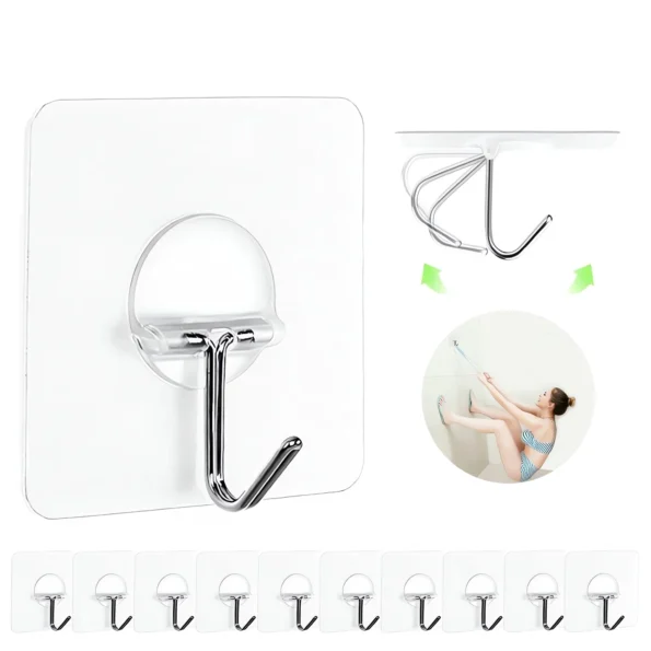 self adhesive heavy duty wall hooks
