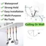 self adhesive heavy duty wall hooks (5)