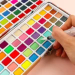 064-Watercolor Paint Set with Brushes and Accessories (3)