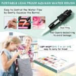 065-Watercolor Brush Pens Set with Assorted Tips (9)